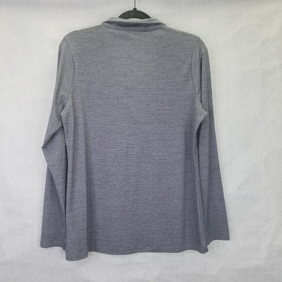 Travis Matthew Crestview 1/4 Zip Pullover Men's M Grey Heather Long Sleeve Logo - Picture 9 of 16